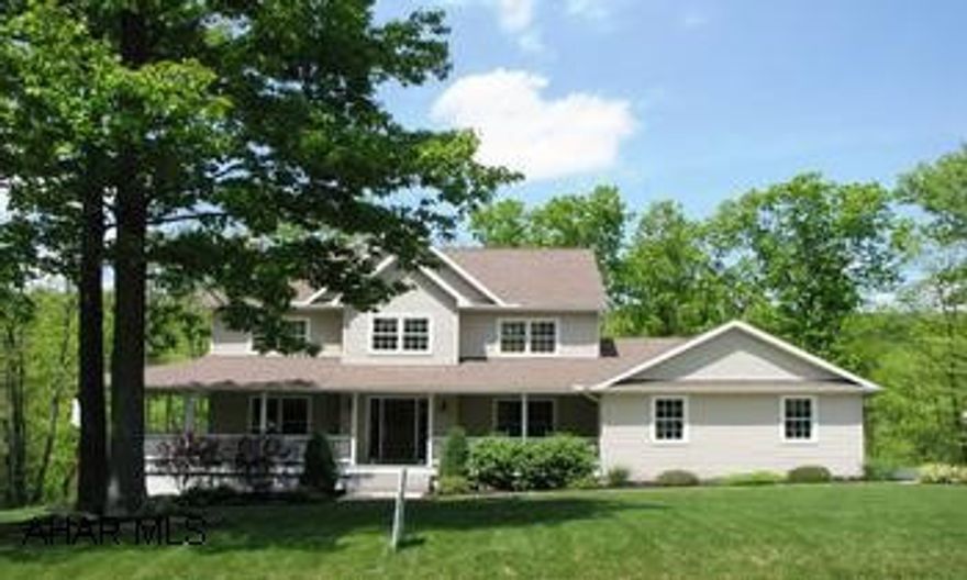 MAINTENANCE FREE 2 STORY-WRAP AROUND PORCH & COMPOSITE DECK. ALMOST 2 ACRES. COZY WOODBURNING STOVE. PRIVATE LOT. BETWEEN ST. COLLEGE & ALT. FIN. LOWER LEVEL. BUILT BY COUNTRY HOME BUILDERS FROM ST. COLLEGE. LAUREL HEIGHTS SUBDIV.CALL SHARON 814-329-2516. MAINTENANCE FREE 2 STORY-WRAP AROUND PORCH & COMPOSITE DECK. ALMOST 2 ACRES. COZY WOODBURNING STOVE. PRIVATE LOT. BETWEEN ST. COLLEGE AND ALTOONA. FIN. LOWER LEVEL WITH WALK-OUT.  BUILT BY COUNTRY HOME BUILDERS FROM ST. COLLEGE. PROFESSIONALLY LANDSCAPED. BUILT IN 2002. FLOOR PLAN AVAILABLE.  LAUREL HEIGHTS SUBDIVISION.   CALL SHARON 814-329-2516.