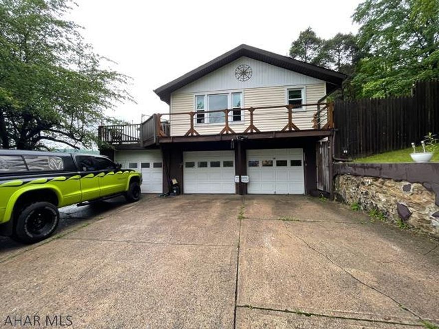 Nice country raised rancher on just under 3/4 acre lot. Home features 3 bedrooms, 1.5 baths, large living room, kitchen, dining room and office.  Basement has a game room and half bath.  Two car garage and an additional attached garage for mower or atv. Enclosed porch and deck overlooking the country side.  Very nice home for the $$.