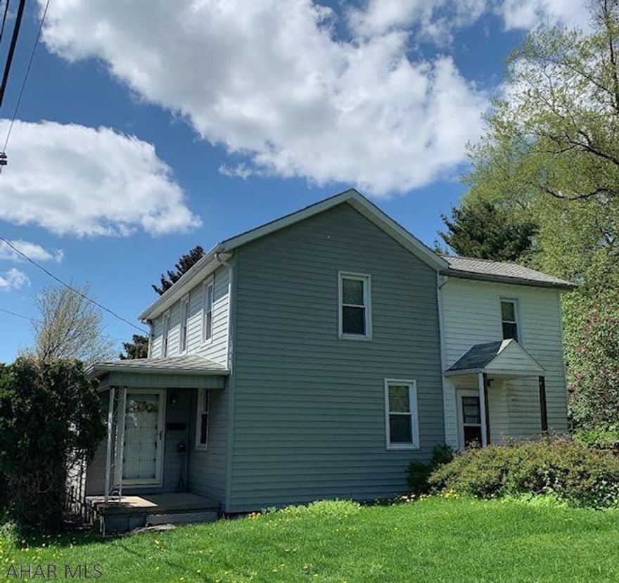 Solid built house in Penn Cambria schools. Don't miss out on this family home with 1/2 acre yard containing apple tree,peach trees,blueberry bushes,blackberry bushes plus room for garden and pool! This 2 bedroom,2 bath home has some updates and has been very well maintained. Hardwood floors under carpet and linoleum. Come take a look to make this house your home!