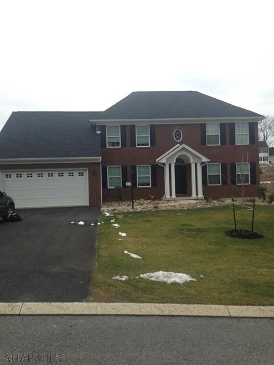 Beautiful and spacious 4 bedroom brick with additional 1st floor office, corian counter tops, espresso cabinetry, stainless appliances, many extras with this home. Nicely manicured and landscaped lot.