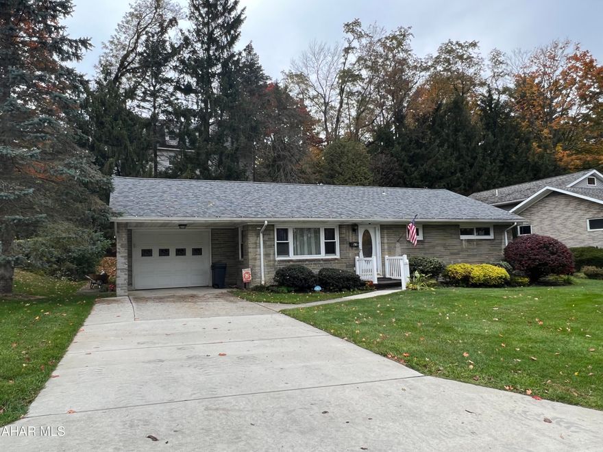 Beautiful ranch style home on a 80x120 lot. This brick home features 3 bedrooms, eat in kitchen, living room and full basement with fireplace, .75 bath and could easily be finished. Newer shingle roof , gas furnace and replacement windows, Beautiful hardwood floors in most rooms. Great location!