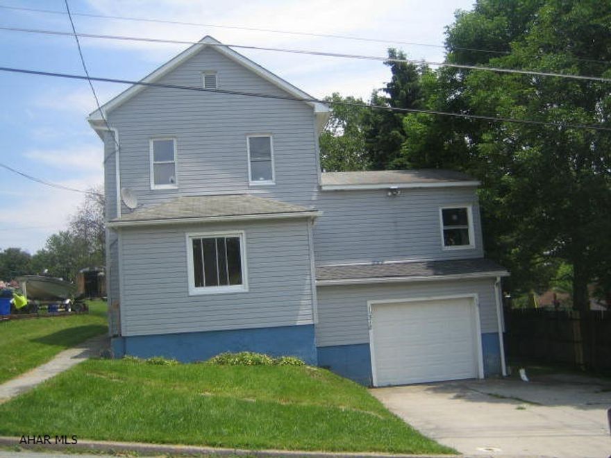 Ebensburg 2 Story vinyl. Needs some work, but could be a real gem. Nice area, large lot and 1 car garage. Property sold AS-IS. Seller will make no repairs. Offers must be submitted through HUD approved broker. Buyer pays both transfer taxes. Equal Housing Opportunity.