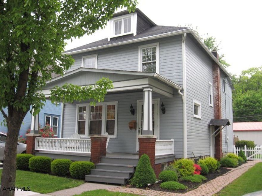 You'll feel right at home in this charming, well-maintained property with original woodwork and beautifully updated kitchen and bath.  Also features garage, off street parking, rear deck & vinyl fencing.  Tyrone Borough.  Nothing to do but move in!!!!