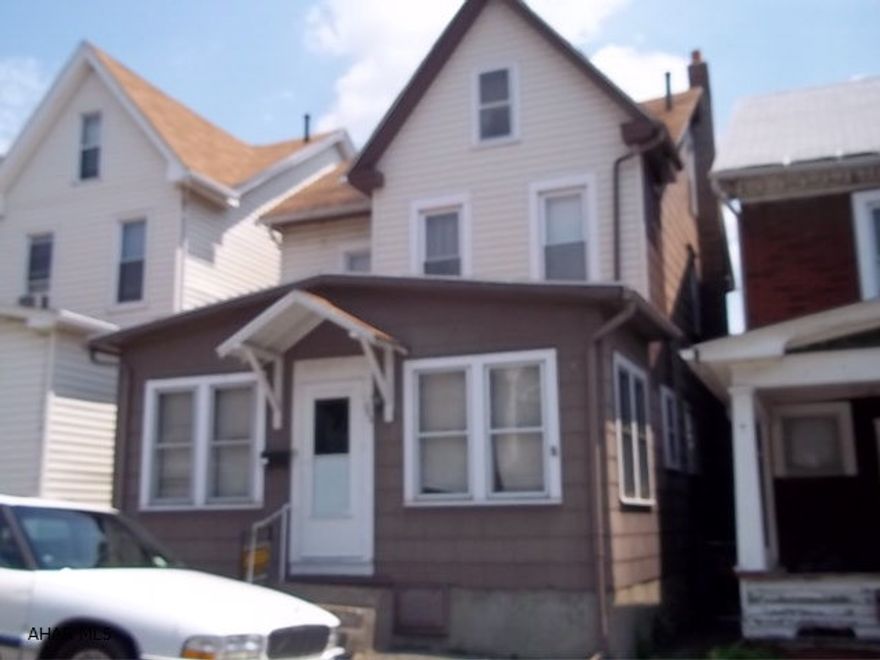 Great starter home. Furnace has been rebuilt, Good mechanics, 3/4 bath on first floor, fenced-in backyard, off street parking for 3 cars and low taxes.