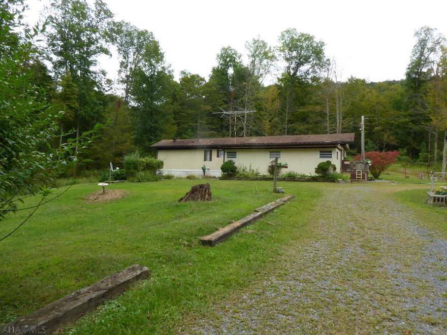 10.63 Acres situated in the woods.  Great hunting, year round access, with many out buildings.  This would make a great retreat, hunting cabin, or a year round residence.  Updated 200 amp electric throughout the property, newer 2 car garage with workshop, shed with additional laundry hook-ups and cedar closet, chicken coop, with wood shed attached.  This home has electric run outside of the house to many light polls, water fountains, and out buildings.  Nice circular driveway allows for easy entering and exiting.  Lots of wildlife and privacy.