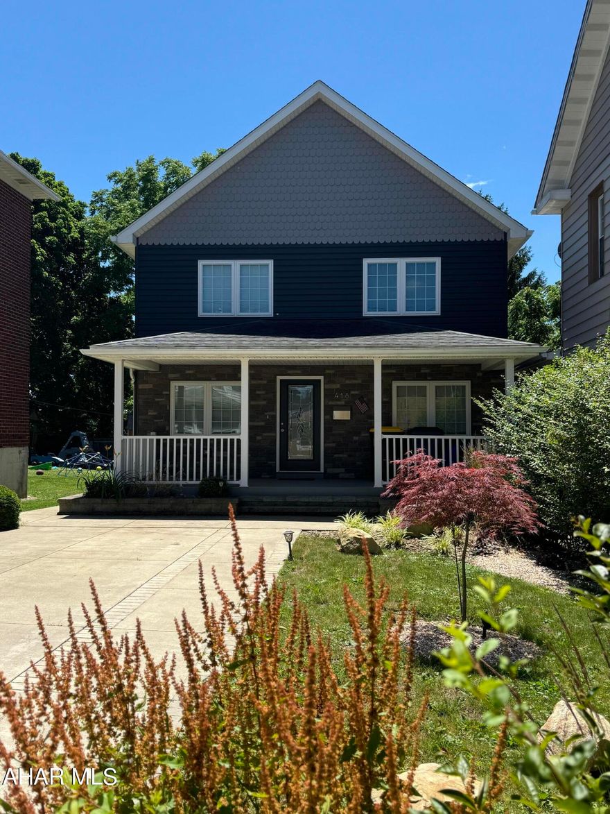 Welcome to modern living at its finest. High end quality home throughout. Once you step into this amazing home, you will not want to leave. Granite countertops throughout, custom kitchen cabinetry with SS appliances, hardwood flooring, ceramic tiled bathrooms, beautiful enclosed heated sun porch, finished basement with custom black walnut bar and full bath. The owners suite is spacious with a walk in closet and master bath that includes a rain shower head and built in bath. Home provides fenced in yard and off street parking. Call listing agent to tour today!