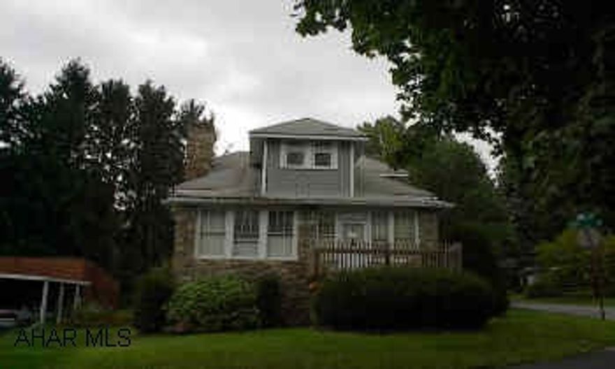 Great Potential, Great Location, needs some TLC.  Featuring 3 BR, 1.5 BA, K, LR, DR, Fireplace, enclosed front and rear porches and 1 car detached garage.  Nice opportunity!