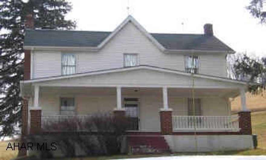 2-Story Farmhouse, 127 acre farm conveniently located between Bedford and Altoona, just minutes off I-99/US 220 corridor. Last used for beef farming. Buildings include 52x60 barn, 24x16 butcher barn, 8x8 corn crib. 80 acres crop land, 17 acres pasture w/7-8 acres w/high tensile fencing.