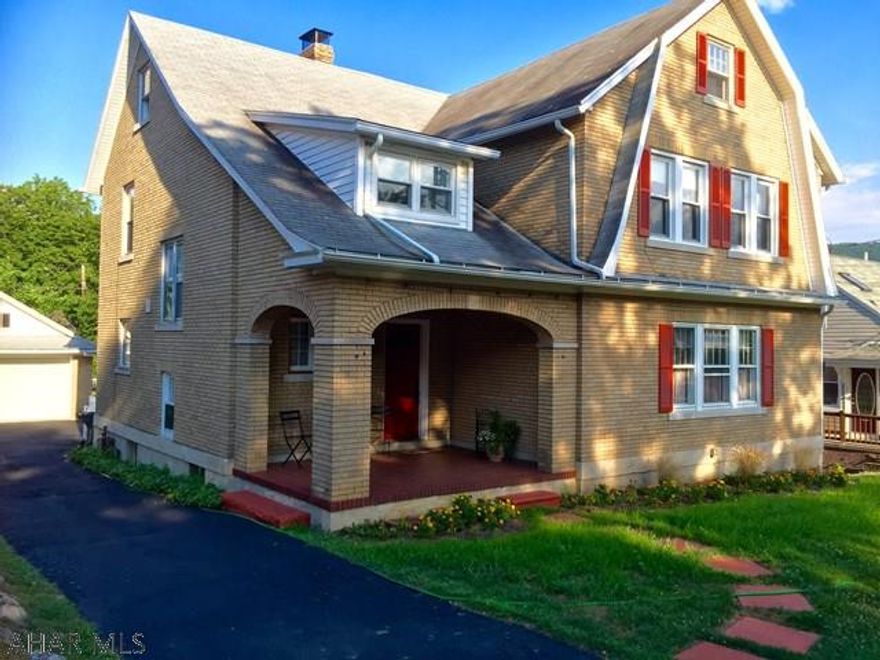 Beautifully restored home in historic Bedford. Gorgeous woodwork adds wonderful character to the many charming features found throughout the home. A huge main floor family room is surrounded by stunning character while the sun room found off the formal dining room adds fabulous appeal to the fist floor. Many new features include geo-thermal heat, central air, updated wiring and hardwood flooring. All rooms have been beautifully decorated. The upper level has four large bedrooms. Outdoor space can be enjoyed throughout the main decks and balconies. The maintenance free fence that surrounds the huge manicured yard must be seen to be appreciated.