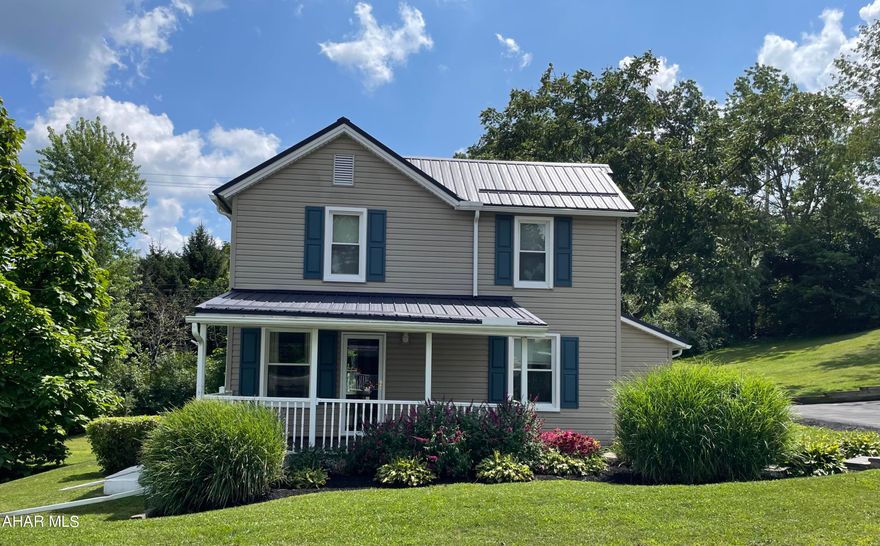 This extremely well-maintained property sits on a large corner lot walking distance to Penn State Altoona. Greet guests from the covered front porch and bring them into the living room, the formal dining room can accommodate a large table for holiday parties.  They made great use of space in the kitchen with the position of the cabinets.  All kitchen appliances are included.  Right off the kitchen is a laundry/storage room with washer/dryer tucked neatly behind closet doors.  The other closet can be used for coats and bulk items.  This room is large enough to also act as a home office if necessary.  Finishing off this floor is a full bath great for guests.  Upstairs you will find 3 bedrooms with nice sized closets, a walk in closet in the hallway that can house vacuum and linens and a full bath.  Relax on the private back deck.  Storage shed for garden tools and outdoor items.  New roof new hot water heater and furnace all in 2021.  Home has Central air to keep you cool on those hot summer nights.  Call today.