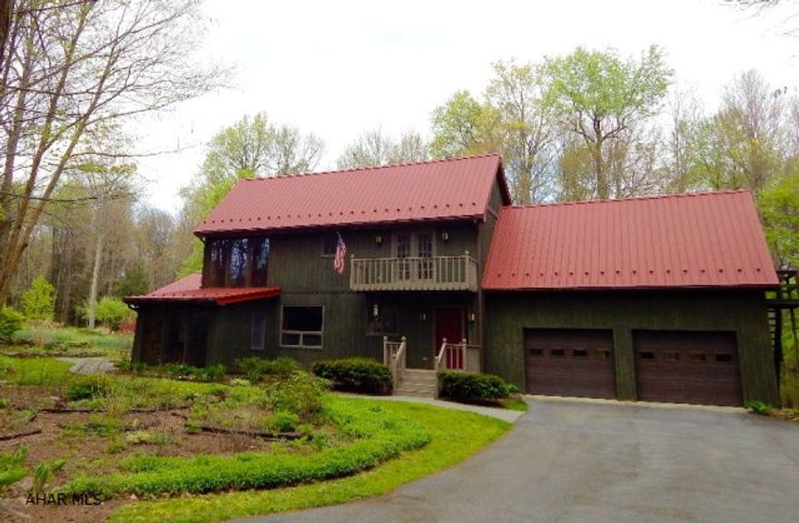 Cambria Heights schools- Lemon Drop area Great, private country setting. 4 BRs & 4 baths. Hardwood floors. New roofs. 2 large out buildings available for many uses. Located on landscaped 5.7 acres with a mini orchard, garden beds & tennis court. A Must see!