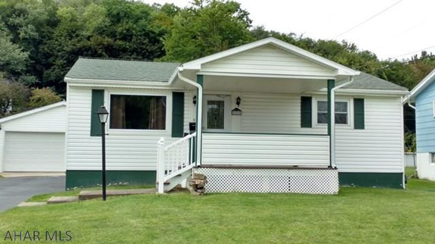 Really nice package! Owner transferring and this sold last time in 6 days, better not wait on this 2 or 3 bedroom, 1 story in move in condition! Updated kitchen, new bath, updated furnace, central air, fenced private flat lot, large detached 2 car garage, side patio, basement family room could be 3rd bedroom if needed.