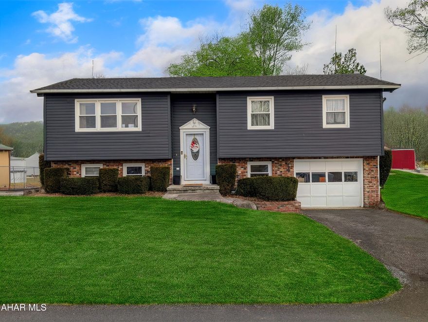 This beautifully updated, modern home is thoughtfully designed with timeless style.  Set on a flat, fully usable lot in beautiful area of Hyndman.  The out door space is well maintained with privacy and great functionality.  Complete with inground swimming pool, fire pit and shed.  Inside, clean lines and modern finishes create a bright open atmosphere.  3 bedrooms and 2 baths on main floor while lower level has an additional bedroom and bath or it could be a great space for an additional living room, movie room, game room, or suite.   The possibilities are endless.  Lets not forget the garage and additional storage!  Don't miss this beauty.