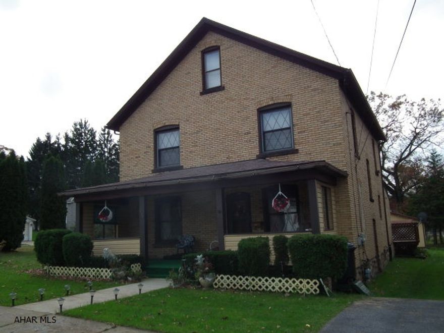 Centrally located by all schools and churches. Large corner lot & deck makes for optimum family fun!Enjoy this 4 bedroom brick home with large spacious rooms with gas fired fireplace in livingroom & bonus rm. 1st & 2nd floor bathrooms and a detached garage.