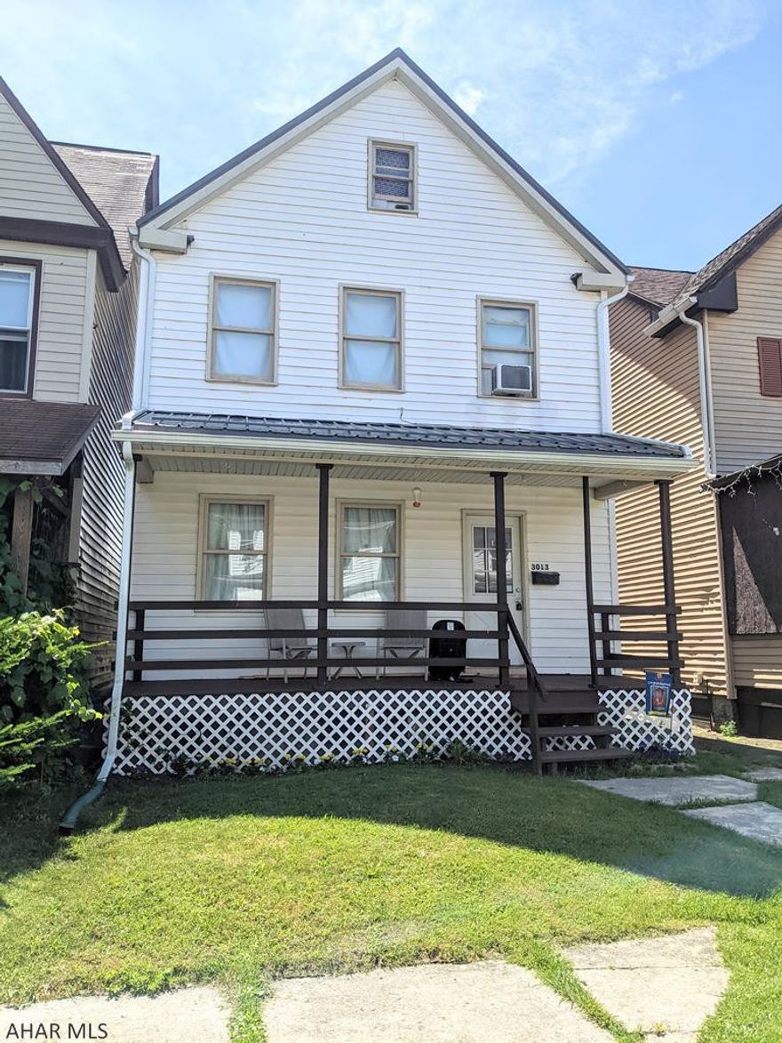 Lovely, move in ready, 3 bedroom home in Altoona has so much to offer at an amazing price! 2020 Roof with warranty, beautiful updated full bath, updated flooring and fresh paint throughout. Brand new, large finished attic w/closet. Covered front porch and covered back deck with newly fenced in back yard. Off street parking can fit 3 cars. This property will not last! Schedule your showing today! Matterport Virtual Walkthrough available upon request!