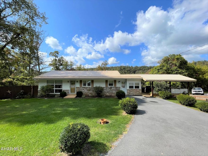 Well maintained ranch home situated in southern Bedford County! The main level offers a living room, dining area, kitchen, three bedrooms (one bedroom currently used as a laundry room), full bath and a gleaming sunroom. Full basement that is partially finished, updated propane forced air heat and central air conditioning, public water and private sewer. Large covered porch perfect for picnics and relaxing. Conveniently located just across the PA/MD state line, less than 5 miles to Rocky Gap State Park and Resort and 8 miles to Cumberland. Move-in ready, just bring your furniture!!