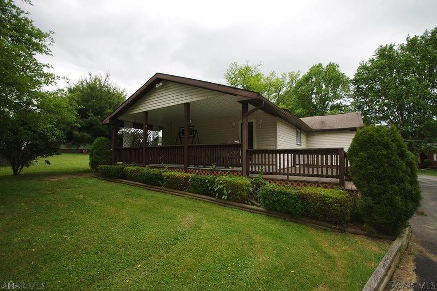 Nice 3 bedroom ranch on large level lot. Great oversized covered rear porch and swing. Paved driveway with a large two car garage and shed. Central air. (this listing entered as a comp only)