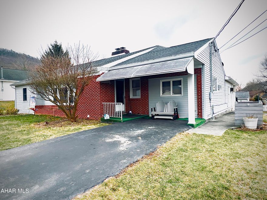Spacious ranch home in Meadowbrook Terrace area.  Features include four bedrooms, two full baths, partially finished basement level, thermopane windows, three skylights throughout the structure.    Lower bath was recently remodeled.  Inground salt water heated pool for the warm summer days coming soon, gazebo for outside entertaining and sunroom.  Large addition with extensive cabinetry and built ins for the home based employee.   Large storage shed and one car garage with overhead storage space.   Fenced rear yard.  Hardwood floors believed to be in living room and three bedrooms under carpeting.  Pocket door between living room and kitchen.