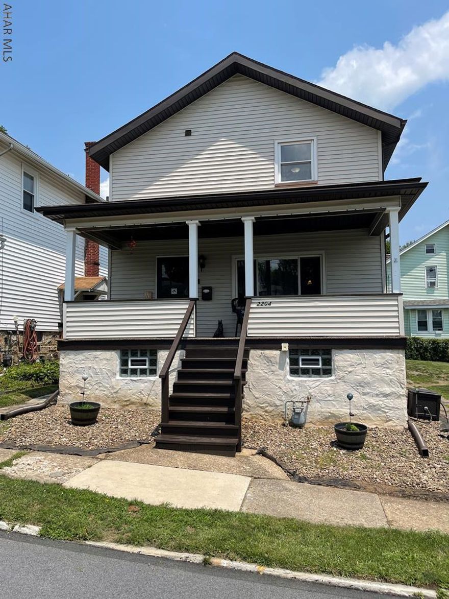 Very well maintained 3 bedroom 1 bathroom home situated on a large corner lot in Altoona. This home features an updated rear deck with access from the dining room, updated bathroom, and a freshly painted kitchen with new backsplash! Other features in this home include hardwood floors and new hot water tanks.