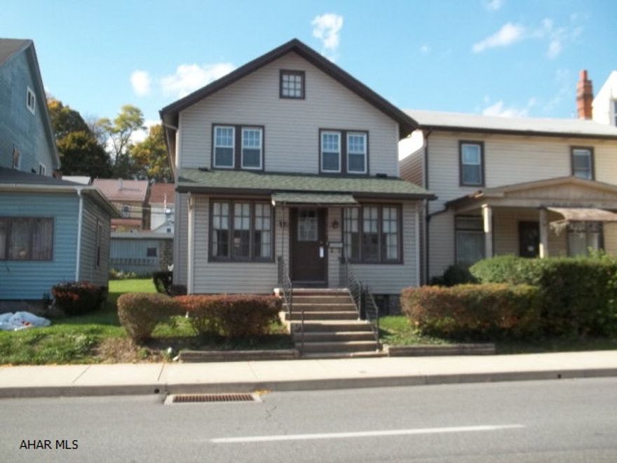 So much potential in this classic 4 bedroom craftman style home with original woodwork and flooring, fenced in back yard, 2 car garage, beautiful enclosed porch with hardwood floors, large EIK, 1.5 BA and CA.Call listing agent to schedule an appointment