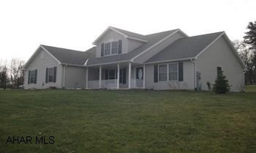 CONVENIENTLY LOCATED BETWEEN ALTOONA, STATE COLLEGE & HUNTINGDON , THIS 4BR, 2.5 BATH HOME SITS ON 2.6 ACRES & IS PRICED TO SELL. CALL FOR AN APPT. TO SEE THIS GREAT HOME!