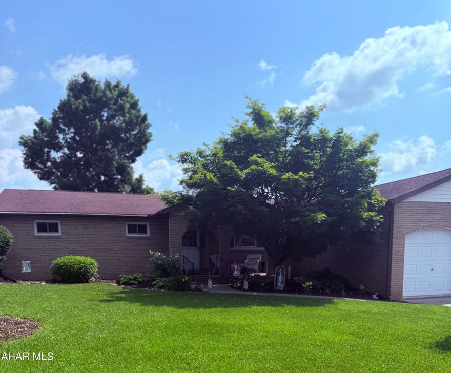 Beautiful well maintained ranch home in Woodland Terrace.  Large spacious eat in kitchen, dining room overlooking the spacious deck for all your entertaining needs.  Three spacious bedrooms with plenty of room and storage,  A oversized garage and covered porches make this home a must see.