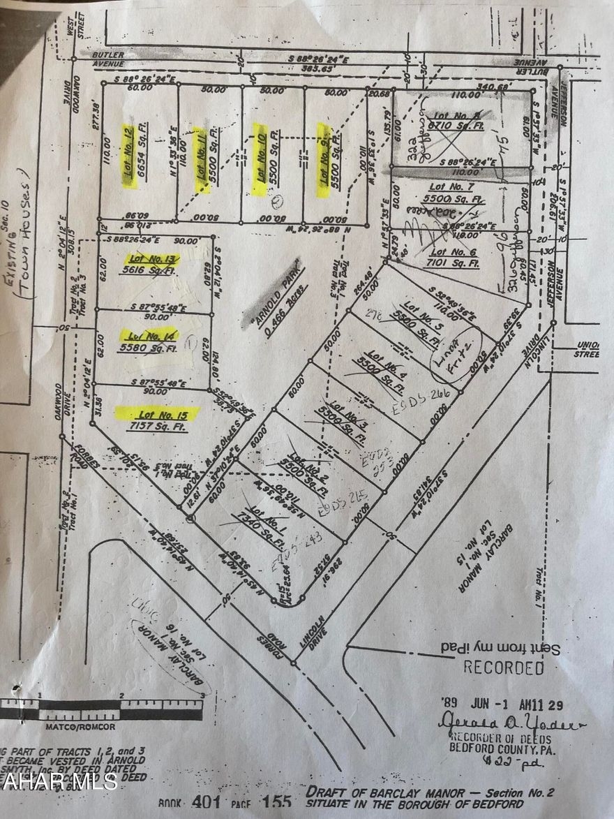 LOOKING FOR A BEAUTIFUL PLACE TO BUILD YOUR RETIREMENT HOME . THESE LOTS ARE AVAILABLE AND ARE WALKING DISTANCE TO HISTORIC DOWNTOWN BEDFORD . THESE LOTS HAVE WATER,SEWER,ELECTRIC,AND NATURAL GAS ALL AVAILABLE TO LOTS. THESE LOTS ARE IN A BEAUTIFUL PARK SETTING . PLEASE CHECK OUT ? THESE LOTS WILL NOT LAST. PRICED TO SELL.