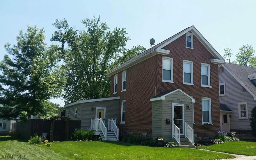 Great Hollodaysburg Borough 3 bedroom 1.5 bath home. This home features many upgrades and original charm. The bright kitchen is open to the dining room, and bonus room making a great space for entertaining. The backyard features a composite maintenance free deck, and large fenced in area for entertaining. Although you are still in the borough the backyard offers a private feel. There is off street parking out back and a 2 story shed. Call listing agent for your tour today!