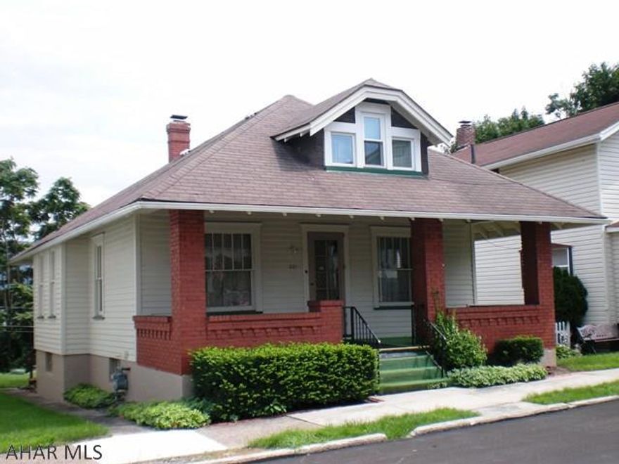 Priced to Sell, classic "Sear and Roebuck Home" with original wood work (hardwood floors) and lots of storage space. The exterior of the house was painted within the past 2  years, has newer gutters, Central Air and a brand new 100 AMP Electric Breaker Panel.  There are two bedrooms and a full bathroom on the first floor and a huge Bedroom and or bonus room on the Second Floor.