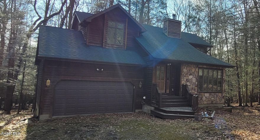 Beautiful home in Glendale Yearounds gated community offering two lots with beautiful scenery. This home offers 3 bedrooms, 2.5 baths, eat-in kitchen, and living room with gas fireplace.  The walk out finished basement can be used to entertain guests or for a quiet study.  A bi-level back deck overlooks the wooded back yard.  Enjoy the community amenities  that include a pool, basketball and tennis courts, playground, pavilion and picnic areas.