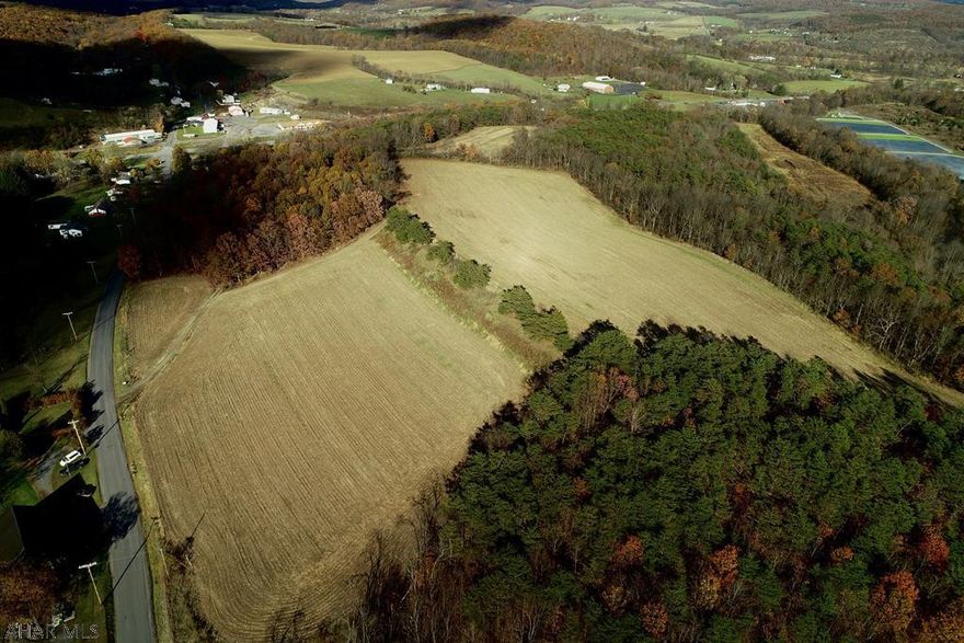 Imagine enjoyting gorgeous views on a private 87 acre tract of land nestled in the hills of the Alleghany Highlands.  This would be an amazing building site surrounded by open fields, woods and privacy.  Views that stretch for miles and easy access to the Pennsylvania turnpike, Interstate 99 and Lincoln Highway adds to the exceptional value.  Approximately 50 acres are tillable acres and presently leased to local farmers.  A creek is also found on the property which is home to abundant wildlife.