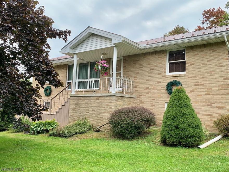 Beautiful well built tan brick rancher sits on approx 25.5 acres includes a detached 2 car garage and barn(30'X45').  Rural setting yet just a few miles to Seven Springs Resort, Hidden Valley Resort, Kings Mountain & Middlecreek golf courses & Ohiopyle.  . Within a mile from the Rails to Trails hiking/biking trail & kayak launch.   This 3 BR home boasts a lot of space for entertaining as well just relaxing at home.  Loads of storage space plus area to create a 4th bedroom, recreation room  or office area in the basement.  Some wooded area , some pasture/crop fields . This home is wired for a generator in the event of power outage (generator included) .    Perfect blend of rural setting living plus short access to shopping, resorts, restaurants .    You'll love to call this HOME !