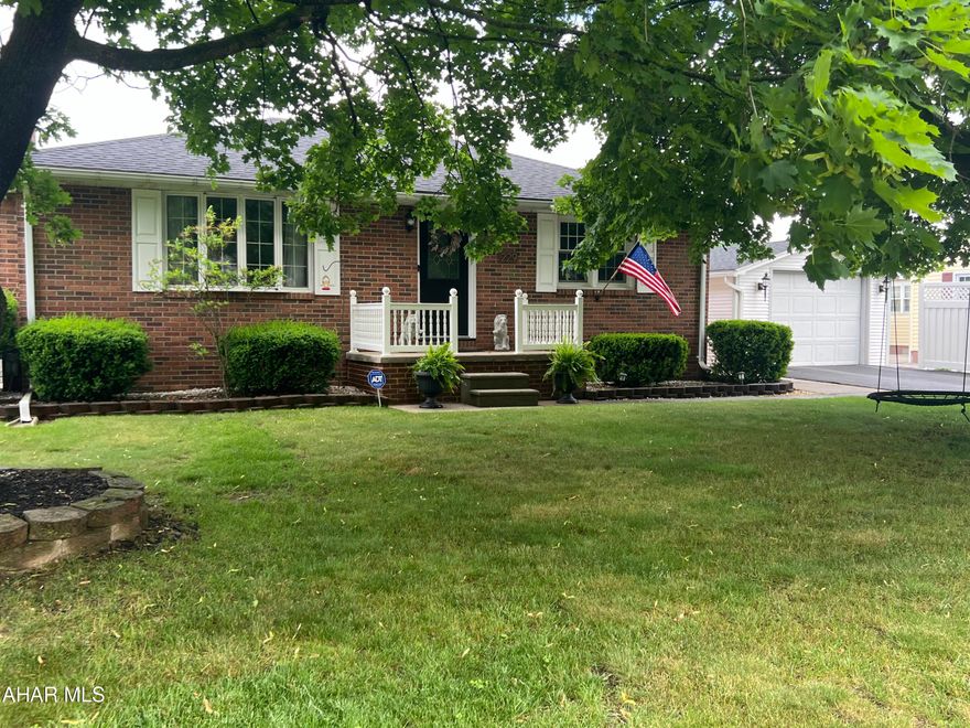 Fantastic home in Tipton, Bellwood-Antis School District. This home has 2 bedrooms, 1.5 bathrooms, a wood burning fireplace, hardwood flooring, finished basement and sunroom with beautiful views. 1 car detached garage and storage shed. Sale is contingent upon the seller closing on the purchase of another property.