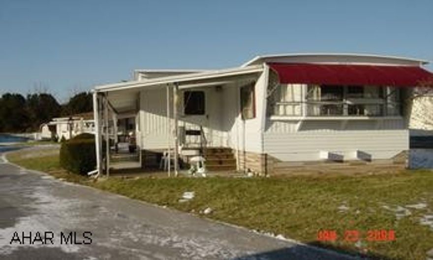 55+ Mobile Home Park.  Lot Rent $230/Month, Includes Trash.