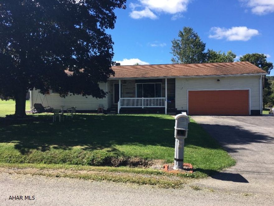 Great ranch home with attached two car garage. 3 Brs with 1.75 baths.  Fantastic kitchen with center island and  dining area, 1st floor laundry room. Oil hw with domestic coil and coal stoker furnace. Great home for the $$.