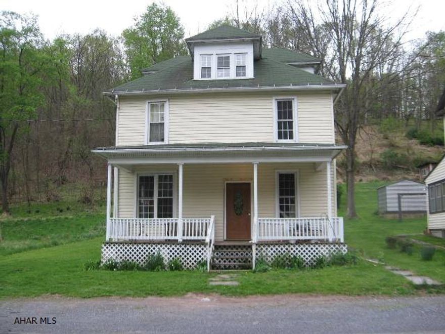 There's lots of potential for this spacious 4 bedroom 1 bath home located near the Raystown Branch of the Juniata River.  Multiple areas unfinished and in need of repair, but has some upgrades.  Offered As-Is in its present condition.