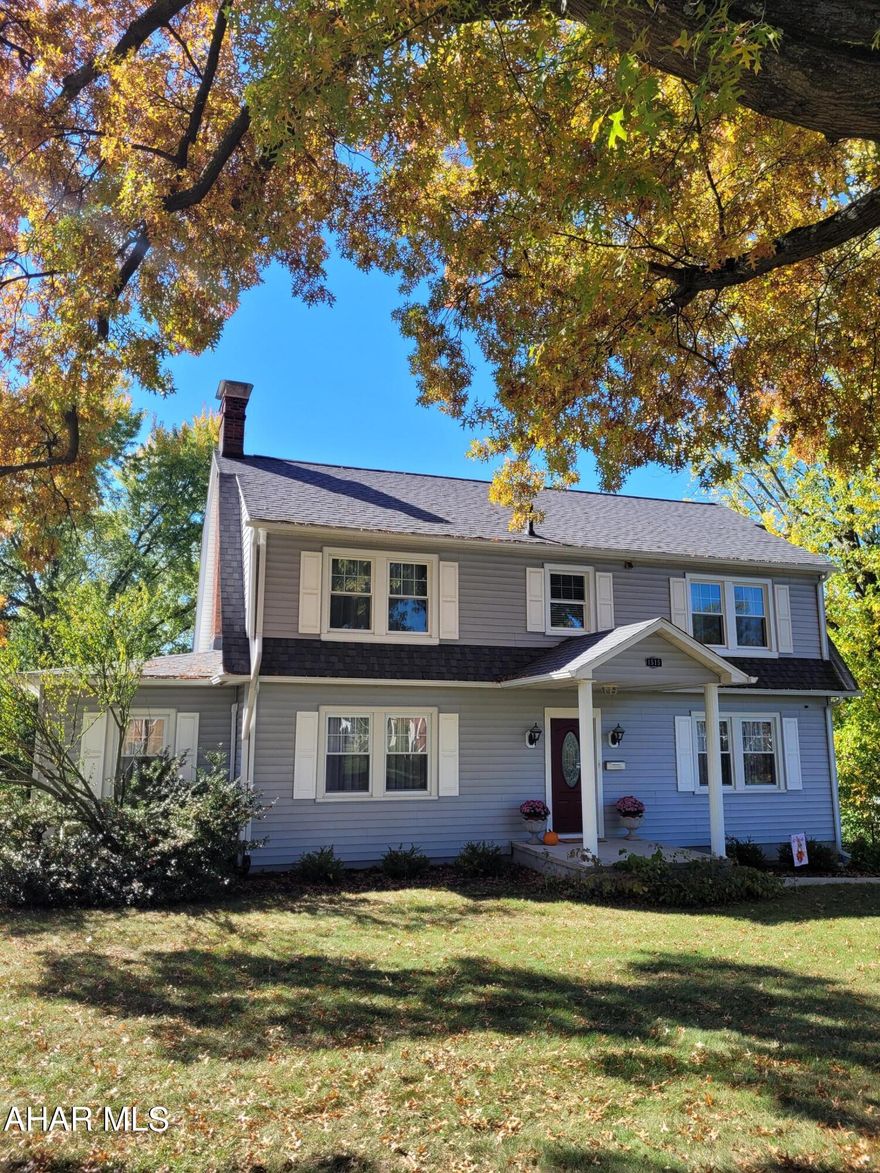 Don't wait to see this property that boasts TWO houses on a half acre lot! The main house features a brand new deck, tons of space, 3 bedrooms (including a large primary bedroom), and one and a half baths. The large basement could be finished for additional living space. The house has had many mechanical updates done, including newer heat pump, central air, roof, and windows. The yard is large and flat, with a 2 car garage and an entire 2 bedroom, 1 bath ranch home out back! Perfect to either rent out or have separate living space for family. The ranch home also has a very large basement with tall ceilings that could be made into additional living space, and a small patio for outdoor relaxation. Close to many amenities, this incredible and unique property has SO much to offer - it is a must-see!!