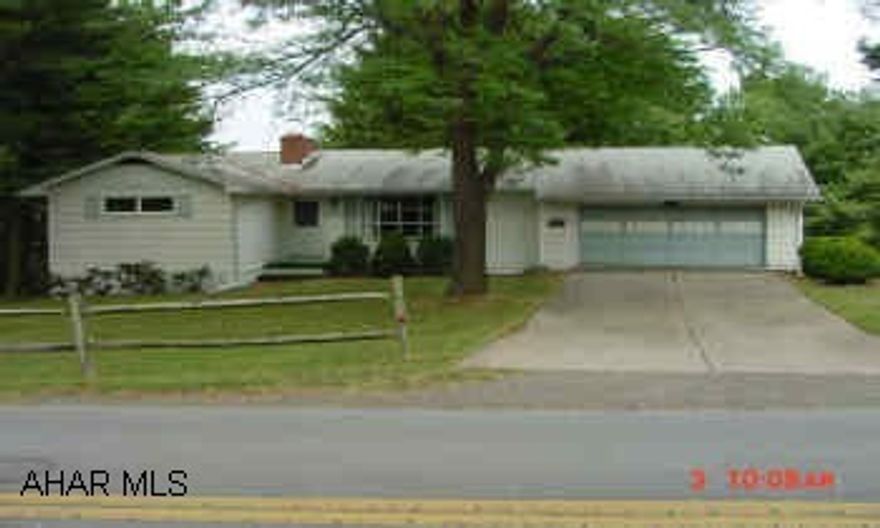 Nice 3 bedroom rancher with beauitful oak floors, nice rear deck and rec room in the basement. Huge yard shed. New survey and legal description will be provided.