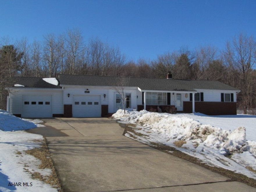 Pride of ownership displayed in this meticulous 1-owner property.  Three bedroom, 1 bath ranch with an eat-in kitchen, enclosed breezeway, convenient first floor laundry and attached 2-car garage.