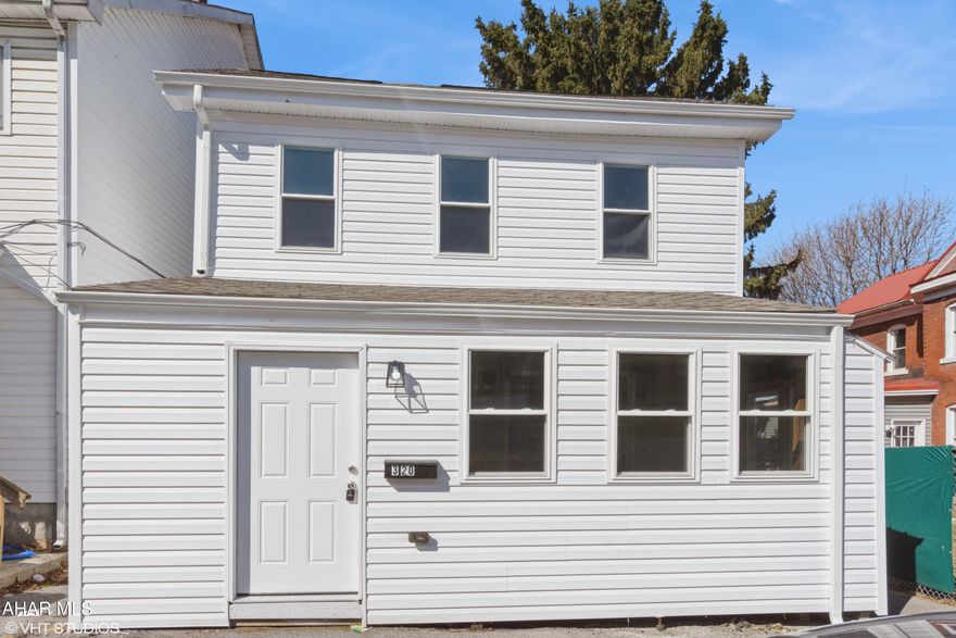 This is a Fannie Mae Homepath.com property. This is a renovated two story home in Altoona. Newly installed gas line and gas forced air furnace. This home features an enclosed front porch, living room, 1/2 bath with laundry hookups and a large great room off of the kitchen in the rear. The second floor has three bedrooms and a full bath. The home has a new roof, windows, bathrooms, lvp, carpet and kitchen. There is also a 2 car detached garage in the rear for parking or storage. The basement is unfinished with a walk out and new hot water tank. This home is ready to move into and make it your own.