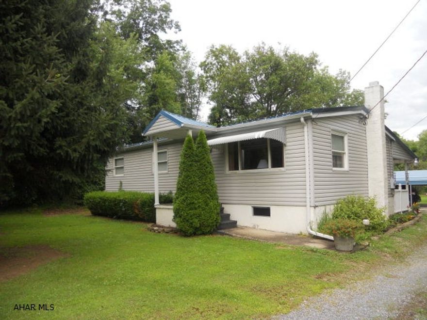 Looking for a well maintained home tucked away in a private location within Duncansville - look no further!  Central air throughout the house. This home sits on a large, flat piece of land with a covered patio and huge shed in the backyard for storage.