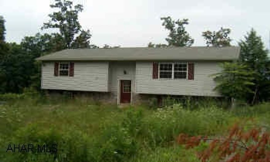 Southern Huntingdon county... call office for directions.  sold "as is" plumbing may be frozen. Address is Three Springs. zip code is 17264