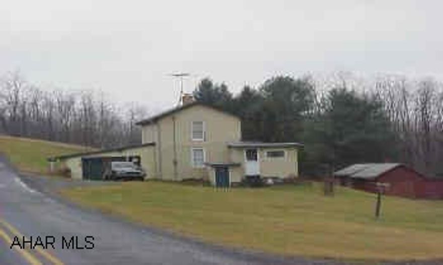 Old 2 st house on 41 acres - house in poor condition. Septic unknown. House in poor condition - may not qualify for financing.