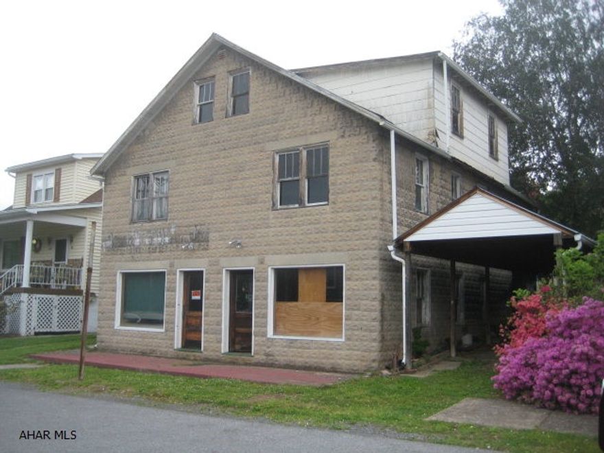 Building has a nice size open floor plan for any type of commercial use on the first level, the second level was an apartment area at one time that could be remodeled to be reused as an apartment again.
