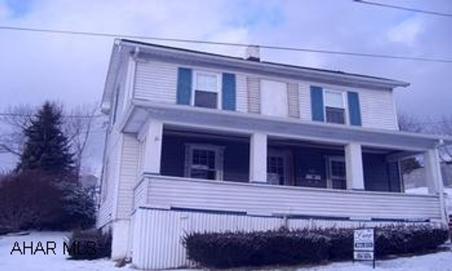 2 story frame This doll house has been completely redone inside move right in.