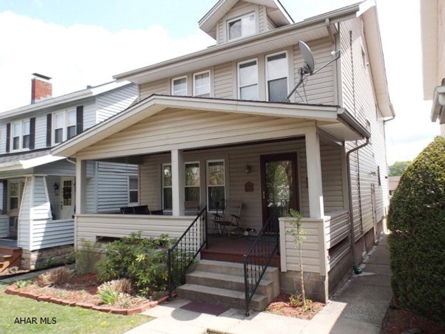 Very nice two story in Fairview.  Recently renovated kitchen and baths.  Central A/C plus hot water heating.  Off street parking for two cars at rear.  New Assessment is $131,200 with projected taxes to be $1890.