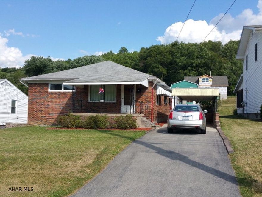 Very nice 3 bedroom brick rancher in good residential area near high school and hospital. 1 car detached garage. Carport. 2017 Real Estate Taxes should be lowered to around $1,376.