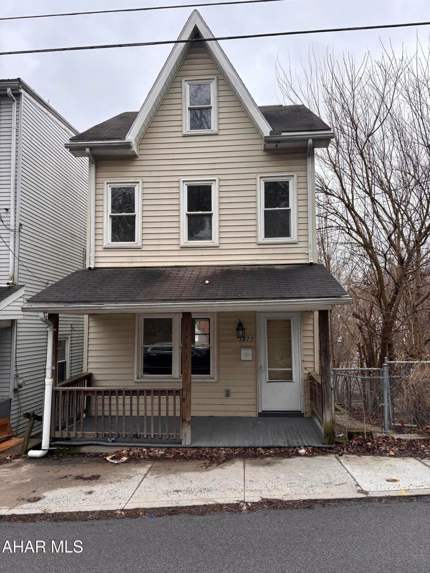 Come check out this home which features a nice sized kitchen including an oven and refrigerator (Appliances in the house are as is.) 2 bedrooms and a full bathroom on the second floor, as well as a finished third floor which can be used as a bedroom!  Third floor square footage is not included above grade square footage.  There is a deck coming off the rear second floor and a spacious backyard as well.   Home was basically a gut down remodel in approximately 1992.  

Leave 5 business days for seller's acceptance. 

All offers must be sent to Patrick Altiero.

Buyer and buyer's agent to verify access to parking on rear parking pad.  Buyer must pay both transfer taxes.