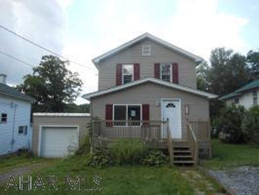 Nice home on a quiet street in Juniata Gap. This is a two story home with front and rear deck. 1 car attached garage and off street parking. Main floor has an open floor plan with a living room and an open concept dining room/kitchen combo. The second floor has a full bath and two bedrooms. The basement has a partially finished family room and unfinished utility room. With some custom touches, this house could be your home