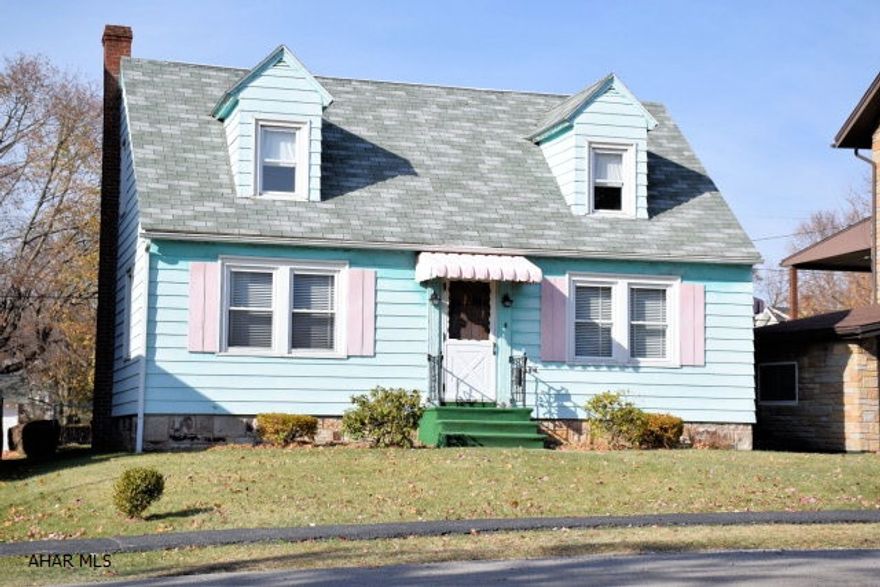Really cute Cape Cod style home with hardwood floors and good mechanical systems.  Nice, quiet, residential neighborhood.  Third floor is unfinished but could be a large 3rd bedroom.  Clean, dry, unfinished basement. Off street parking in rear.